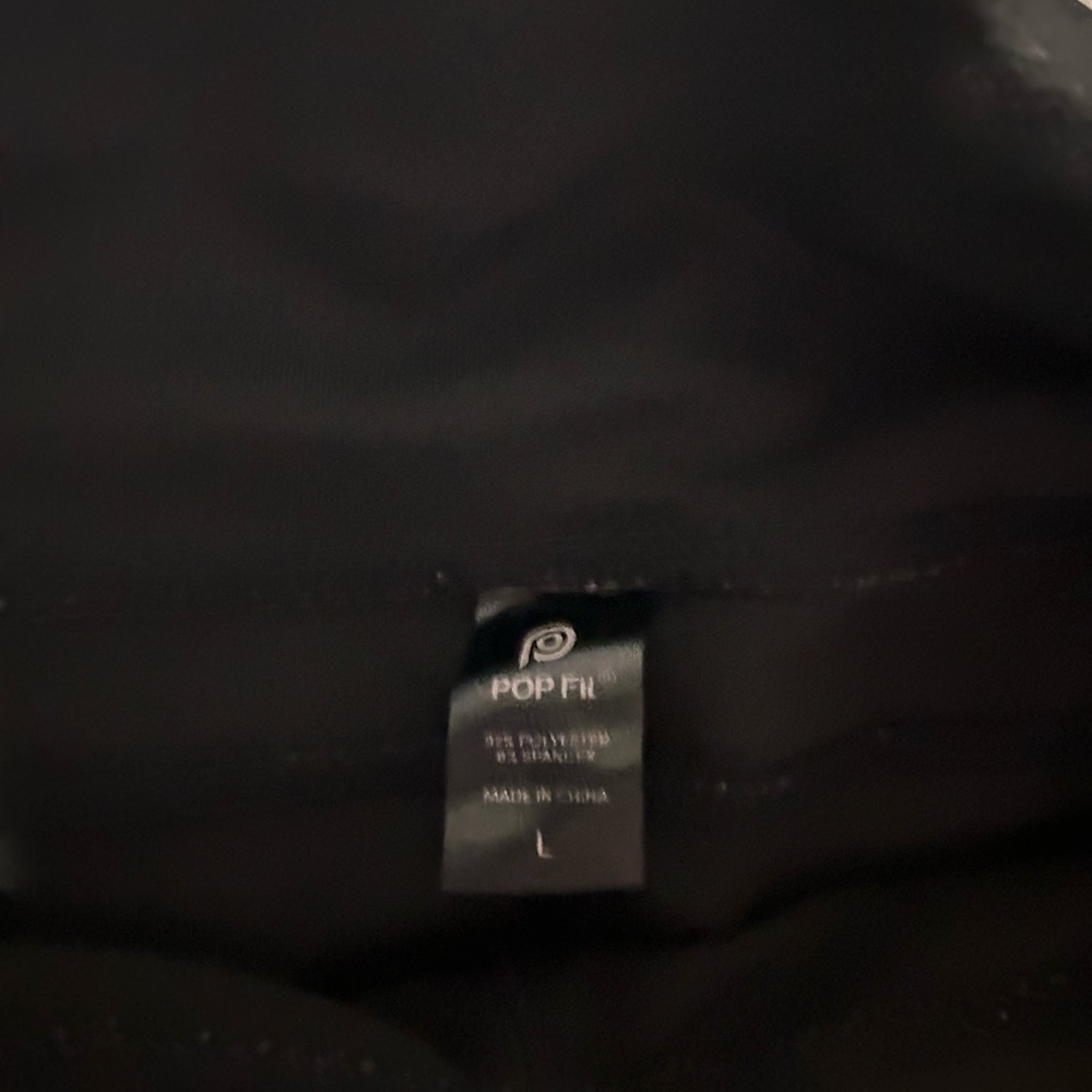 POP Fit Black Bike Shorts